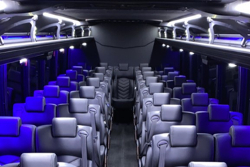 Bend Charter Bus Interior