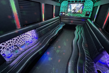 Bend Limo Bus Interior