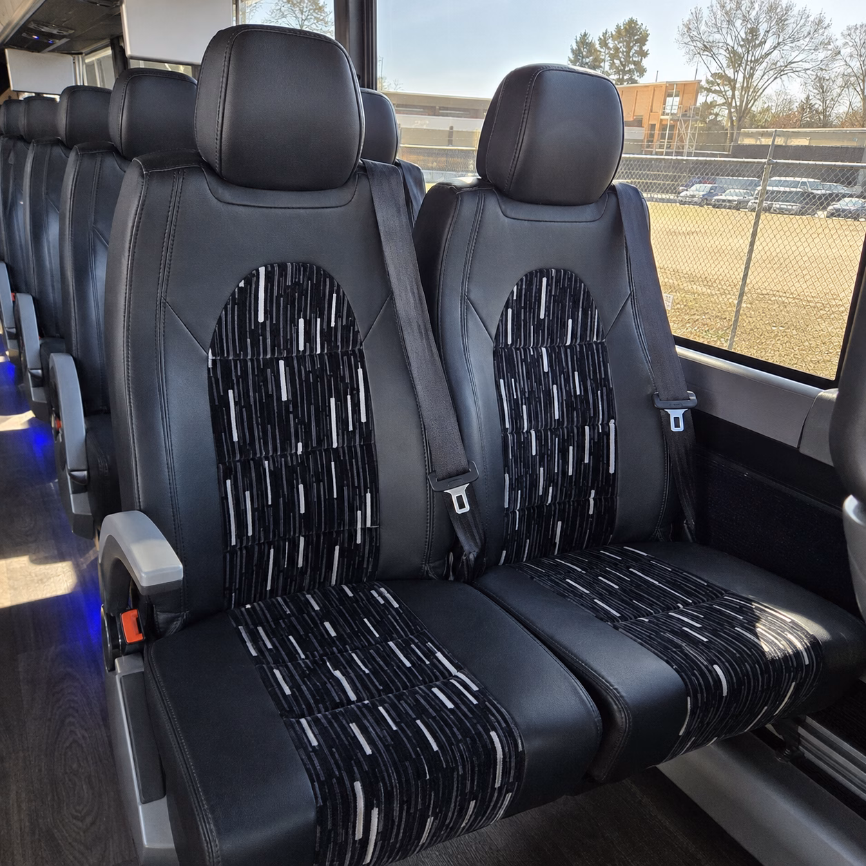 bend charter bus interior gallery