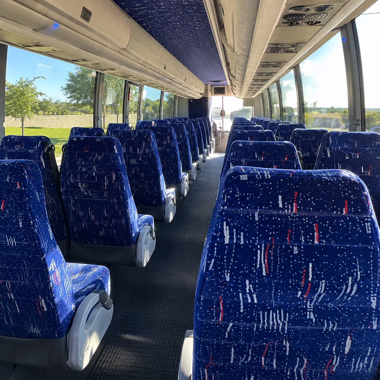 bend concert transportation onboard seating
