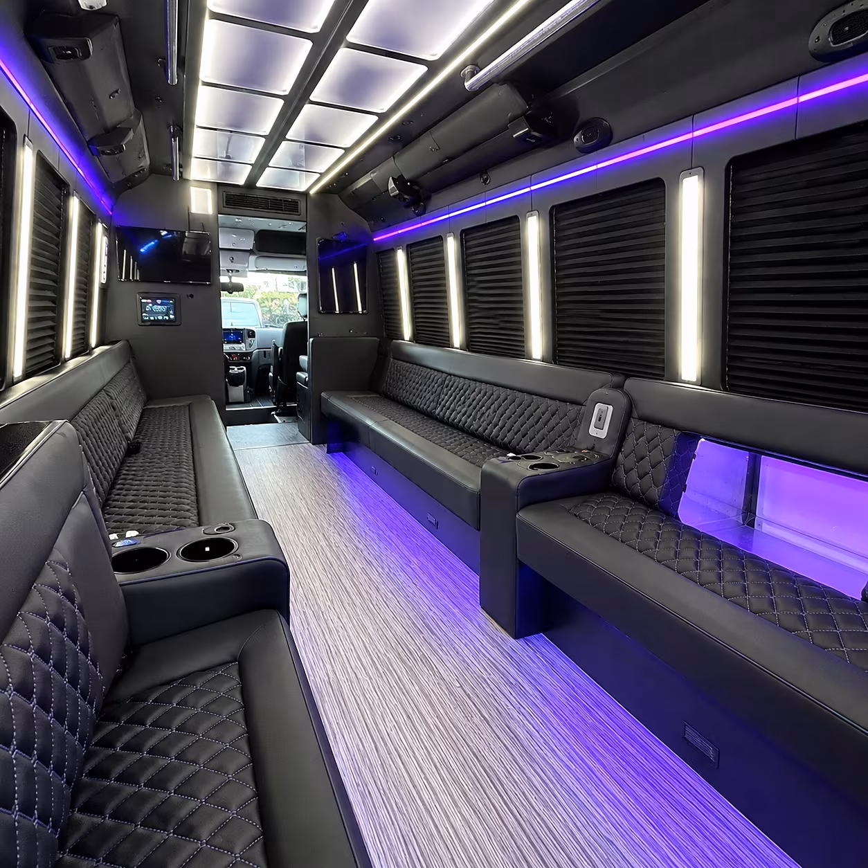 bend party bus rentals inside