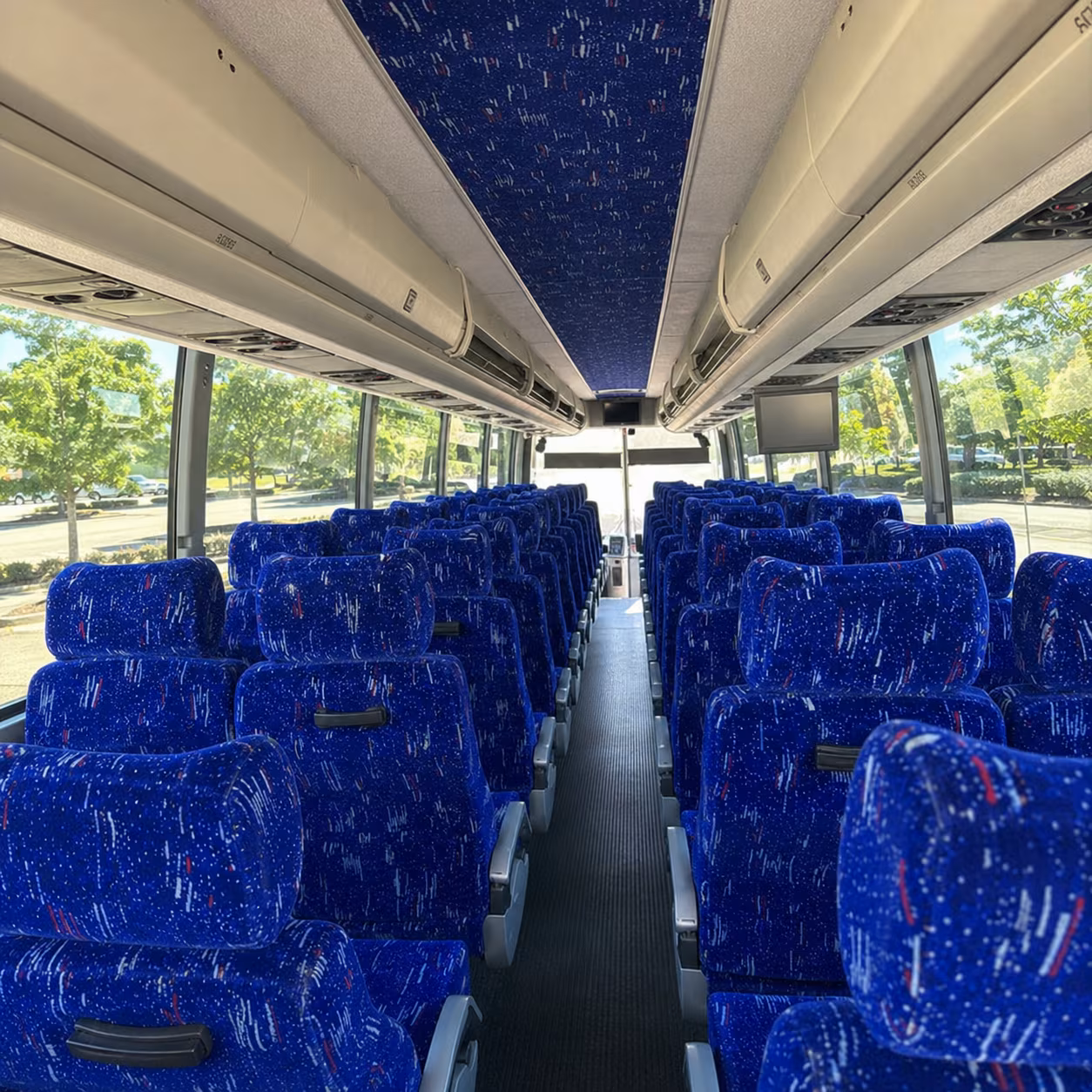 charter buses for large military unit moves