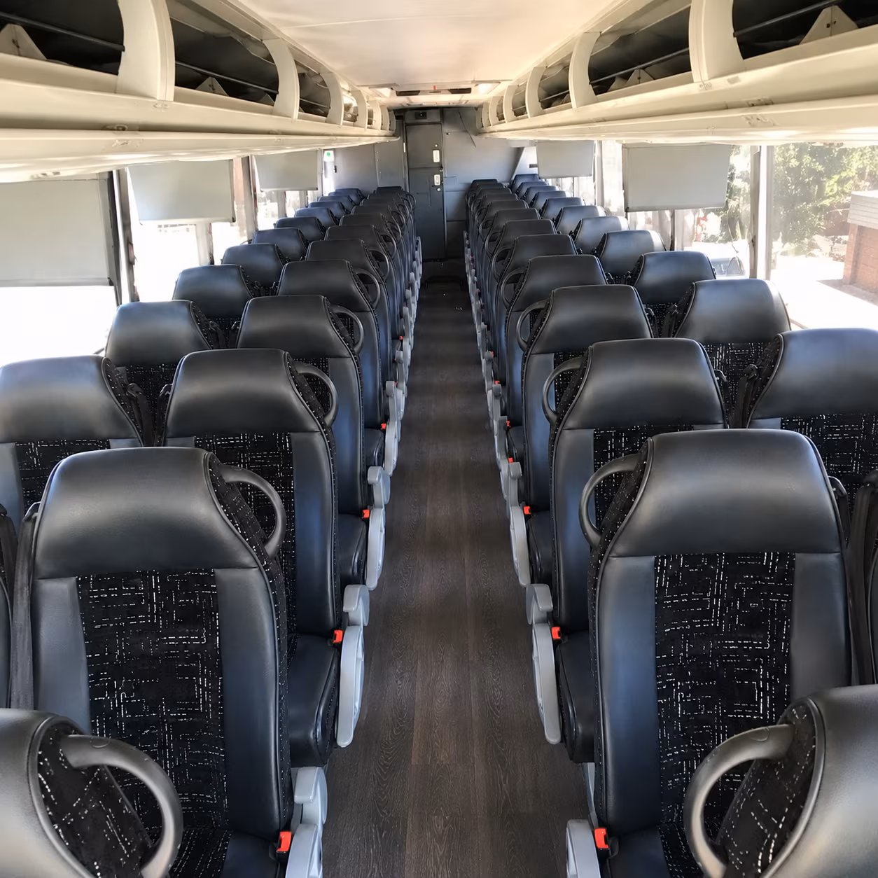 charter buses with room to stretch out