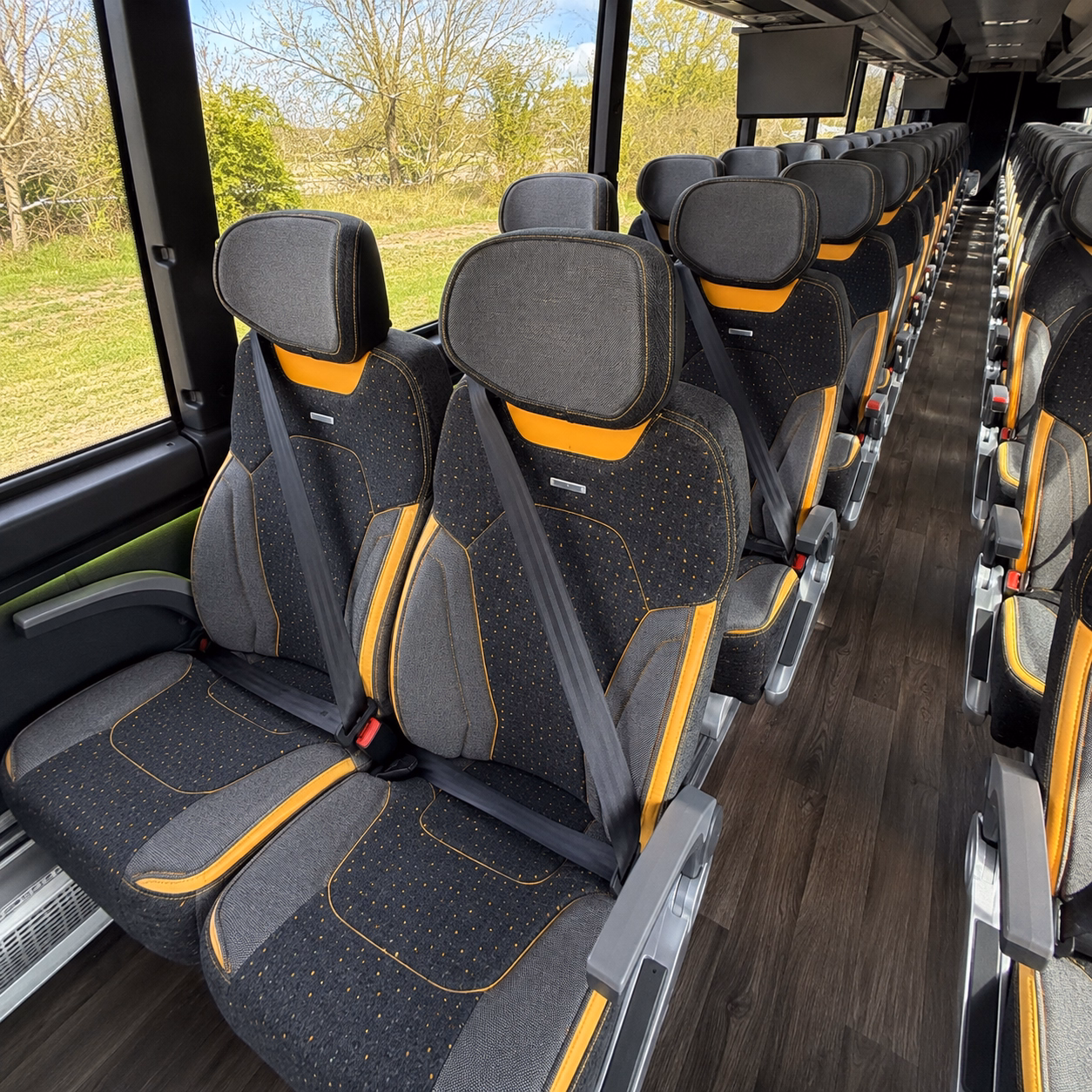 club and organization charter buses out of town